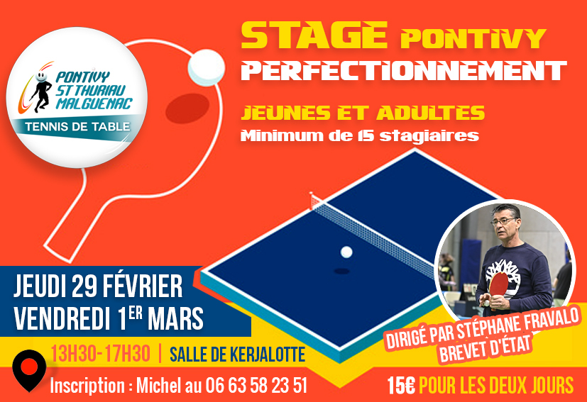 Stage à Kerjalotte avec Stéphane Fravalo | jeudi 29 février et vendredi 1er mars 