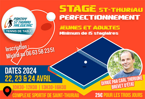 Stage avec Carl à Saint-Thuriau 22,23 et 24 avril