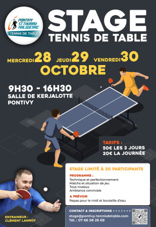 Stage du 28 au 30 octobre dirigé par Clément Lannoy