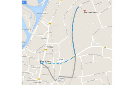 Pour venir aux entrainements à Pontivy