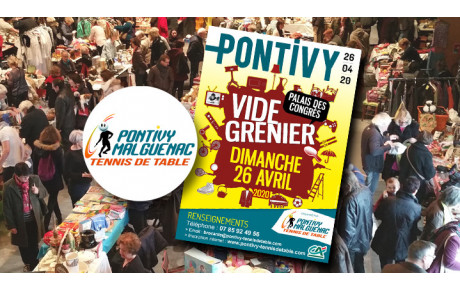 ANNULEE ET REPORTEE BROCANTE DU CLUB DU 26 AVRIL 2020