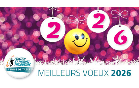 Bonne année 2026 🏓